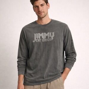 Jimmy Eat World Something Loud Tour 2022 Long Sleeve Shirt Gray XL Comfort Color